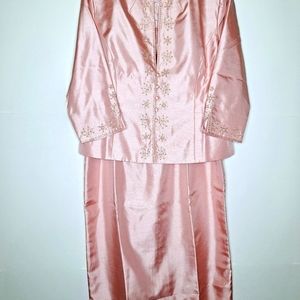 NWT Coldwater Creek  salmon pink Easter, Mother of the Bride, plus size dress.